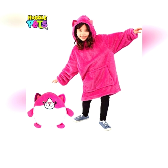 Other - Huggle Pet Pink Kitty Hoodie One Size (Child)